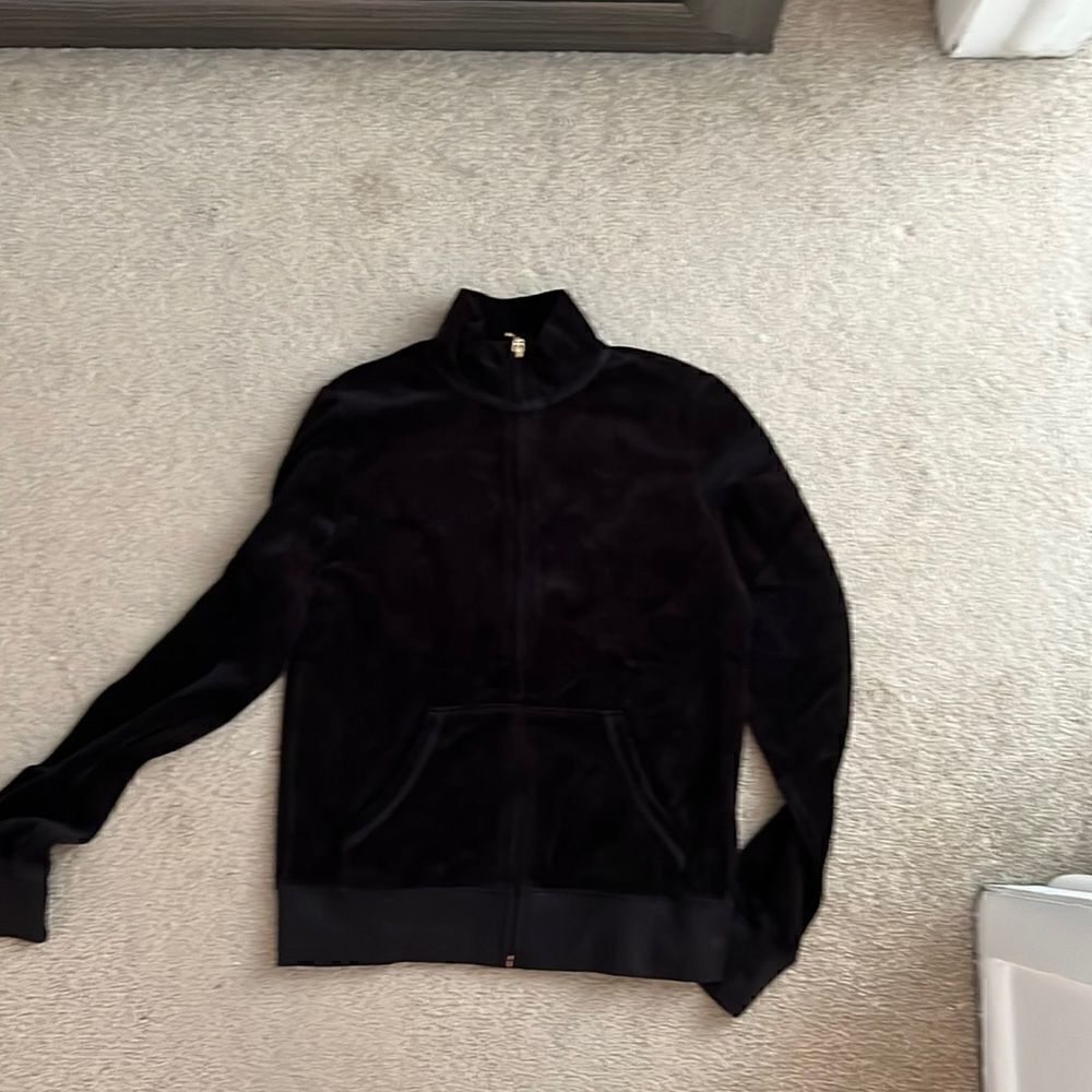 Juicy Couture Velour Zip Up Small New